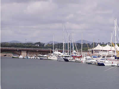 Looking towards the boatyard